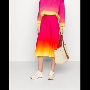 Ralph Lauren ombré linen skirt new size 10